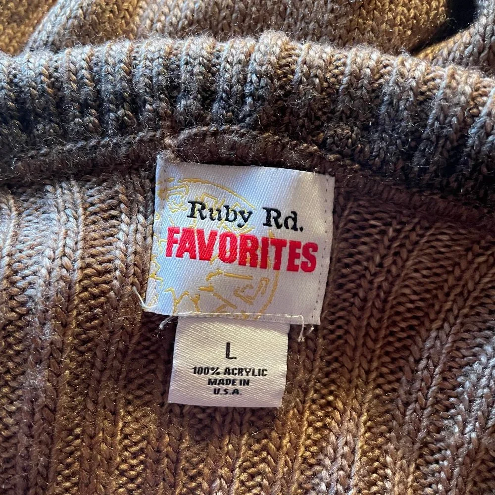 Pretty "Ruby Rd." Sweater - Picture 5 of 5